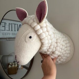 Mud Pie Sheep Wall Mount